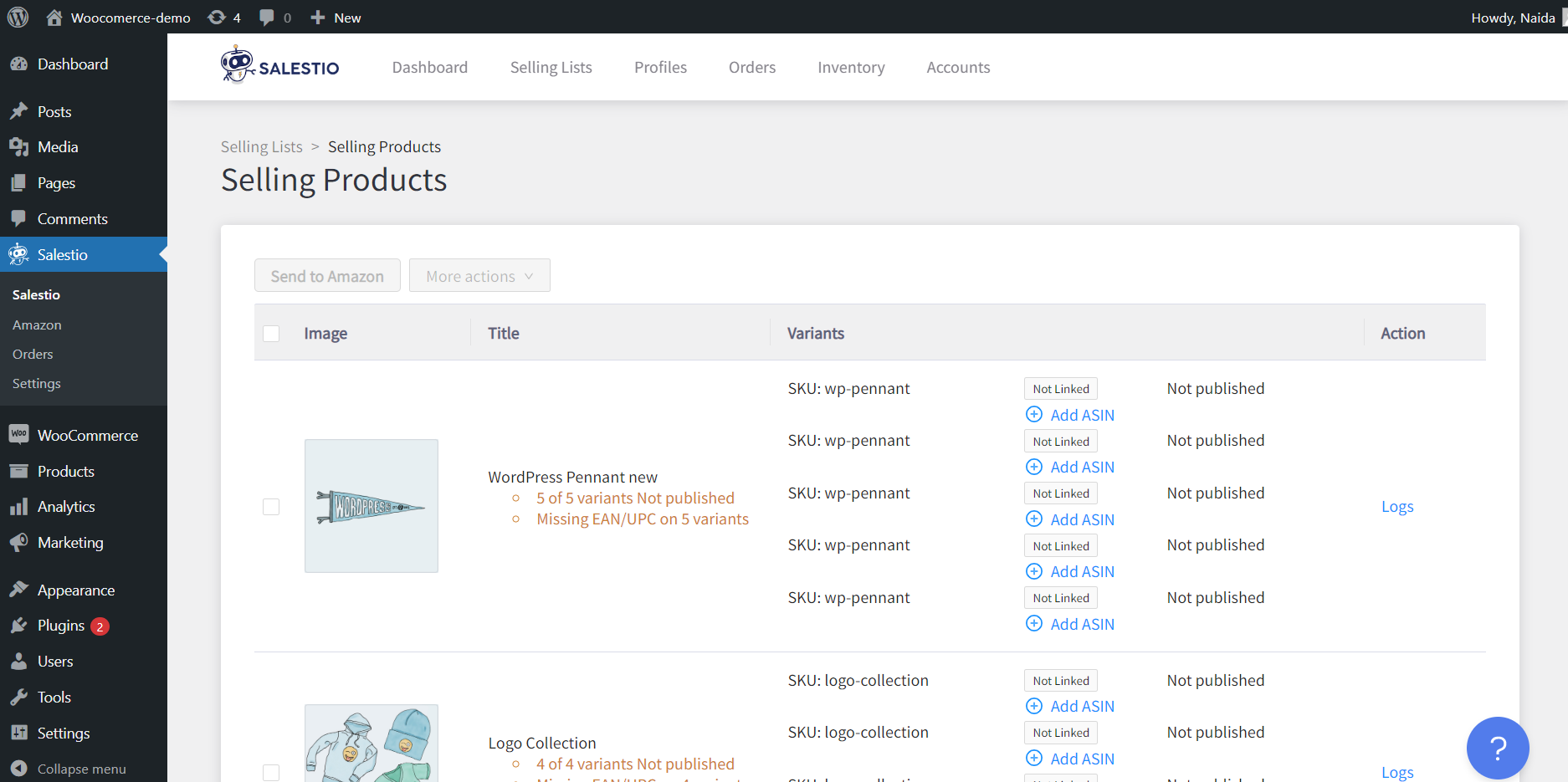 Introducing the WooCommerce Amazon integration with Salestio | Salestio ...