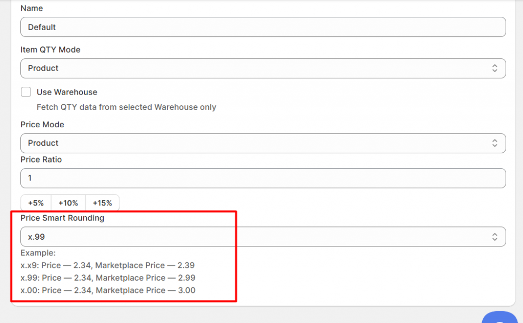 Smart Rounding in Salestio